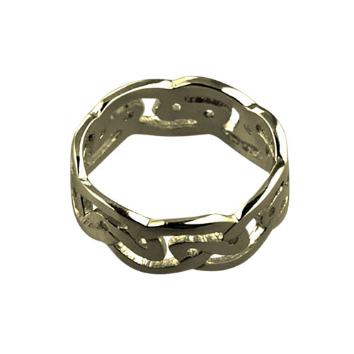 9ct Gold 8mm Celtic Wedding Ring Sizes R-Z+1