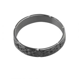 Platinum 4mm Celtic Wedding Ring Sizes R-Z