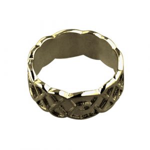 9ct Gold 8mm Celtic Wedding Ring Sizes I-Q