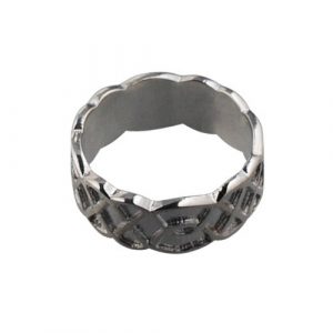 Platinum 8mm Celtic Wedding Ring Sizes I-Q