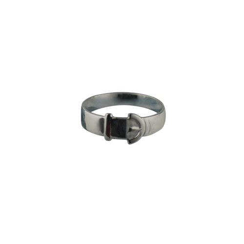 Sliver 6mm gents plain Buckle Ring Sizes R-Y