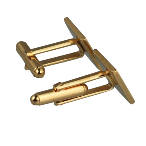 GP 14mm square hand engraved swivel Cufflinks - Image 3