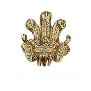 9ct Gold 11x11mm Prince of Wales feathers Tietack