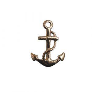 9ct Gold 13x9mm Anchor Tietack