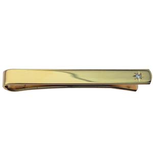 GP 6x55mm plain star set CZ Tie Slide