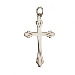 9ct Gold 31x20mm Fancy Cross