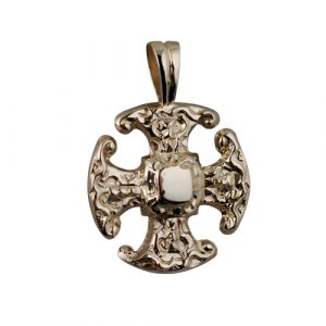 9ct Gold 21mm Fancy Cross