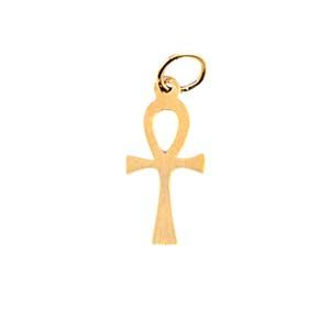 9ct Gold 17x9mm plain Ankh Cross