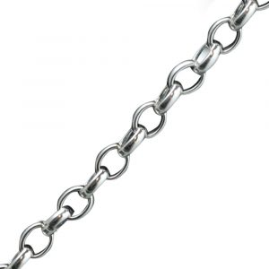 Silver handmade belcher Bracelet chain 8 inches