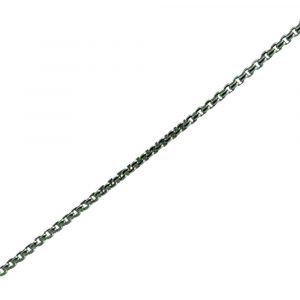 Silver 2mm wide Box Belcher Pendant Chain 18 - 24 Inches