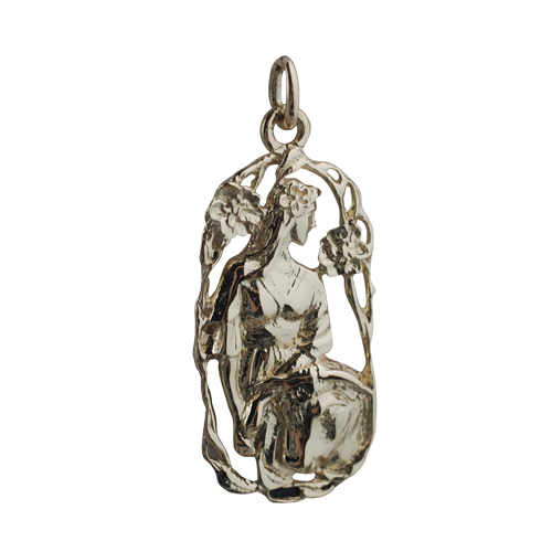 9ct Gold 33x17mm Taurus Zodiac Pendant