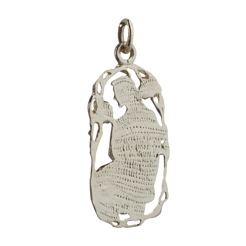 9ct Gold 33x17mm Taurus Zodiac Pendant - Image 2