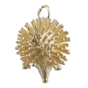 9ct Gold 12x21mm Hedgehog Charm