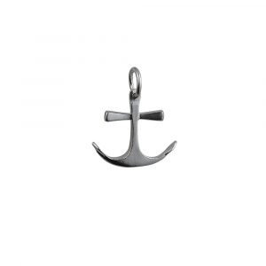 Silver 16x18mm Anchor Pendant or Charm