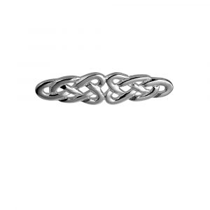 Silver 54x15mm Celtic Pendant