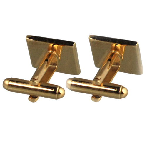 GP 14mm square hand engraved swivel Cufflinks - Image 4