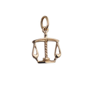 9ct Gold Scales of Justice Pendant or Charm